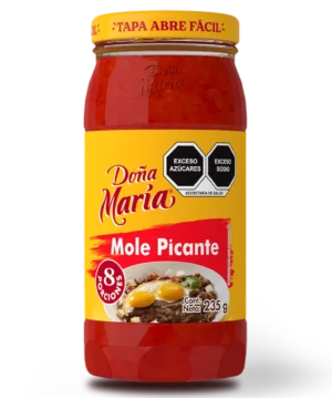 Frasco de mole picante en pasta Doña María de 235g