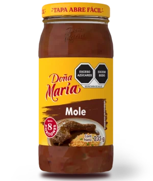 Frasco de mole rojo en pasta de 320g Doña María