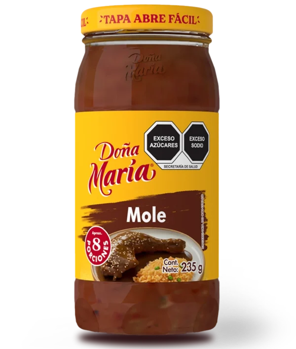 mole-rojo Frasco de mole rojo en pasta de 320g Doña María