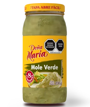Frasco de mole verde en pasta Doña María de 235g